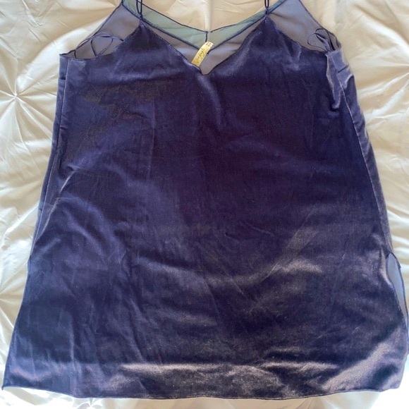 Free People Purple Velvet Tank Top - Picture 6 of 7